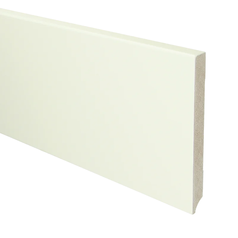 MDF Moderne Plint 150x15 RAL 9010 Zuiver Wit 16038 Lage Kosten